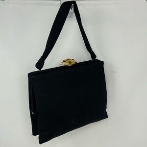 Dofan of Paris Vintage Wool Snap Handbag